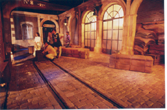 Det audiovisuelle show fort�ller bryggeriets historie.