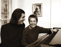 Pianisterne Maria Jo�o Pires og Ricardo Castro.