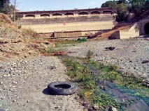 Reservoiret Pantano del Agujero uden for M�laga t�rer p� de sidste reserver.