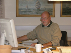 Lars West på kontoret Lars West på kontoret