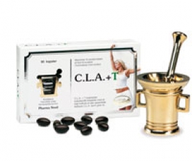 CLA + T er en helt ny kombination af CLA og grøn te-ekstrakt, som virker fremmende på fedtforbrændingen. I forsøg har CLA vist at kunne mindske kropsfedtet med helt op til ni pct. uden motion, og grøn te øger fedtomsætningen med op til 12 pct. CLA + T er en helt ny kombination af CLA og grøn te-ekstrakt, som virker fremmende på fedtforbrændingen. I forsøg har CLA vist at kunne mindske kropsfedtet med helt op til ni pct. uden motion, og grøn te øger fedtomsætningen med op til 12 pct.