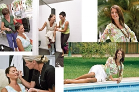 Den s�de, feminine skjorte og nederdelen fremh�ver Heidis feminine kurver og flotte, lange ben. Den smarte taske og de sjove lange halsk�der er naturligvis ogs� fra Boutique Viggo. Og h�ret... Ja, rygter vil vide, at Heidi stort set ikke har haft hestehal