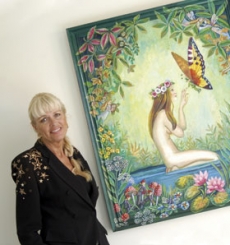 Først for nylig er Susanne Krage betyndt at male Fantasy-billeder - som dette, hvor små eventyrvæsner vrimler frem alle vegne. Først for nylig er Susanne Krage betyndt at male Fantasy-billeder - som dette, hvor små eventyrvæsner vrimler frem alle vegne.