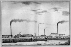 La Constancia var Manuel Agustín Heredias store jernindustri i Málaga. Graveringerne fra 1800-tallet er fra Archivo Díaz de Escovar og stillet til rådighed af sparekassen Unicajas fond. La Constancia var Manuel Agustín Heredias store jernindustri i Málaga. Graveringerne fra 1800-tallet er fra Archivo Díaz de Escovar og stillet til rådighed af sparekassen Unicajas fond.