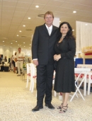Lars Sørensen og Lotte Stackelies. Lars Sørensen og Lotte Stackelies.