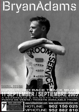 Bryan Adams aflyst