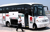 Helle Hollis shuttle bus Helle Hollis shuttle bus