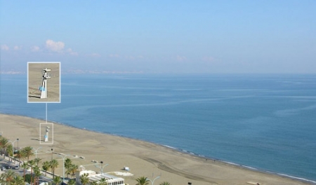 Udsigten fra lejligheden i Torremolinos fejler ikke noget!