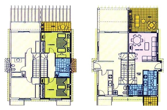 Boliger i to plan