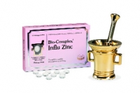 Bio-Complex Influ-Zinc indeholder letoptagelig, biologisk aktiv zink-gluconat, som er den veldokumenterede form af zink. Bio-Complex Influ-Zinc indeholder letoptagelig, biologisk aktiv zink-gluconat, som er den veldokumenterede form af zink.