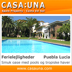 Lejeboliger - ferie i Spanien